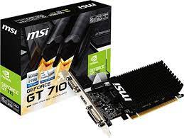 MSI GEFORCE GT710 2GD3H LP 2GB DDR3 64BIT 1XVGA 1XHDMI 1XDVI EKRAN KARTI